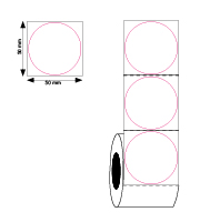 Label Size: 50 mm x 50 mm